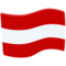 Austria emoji on Messenger